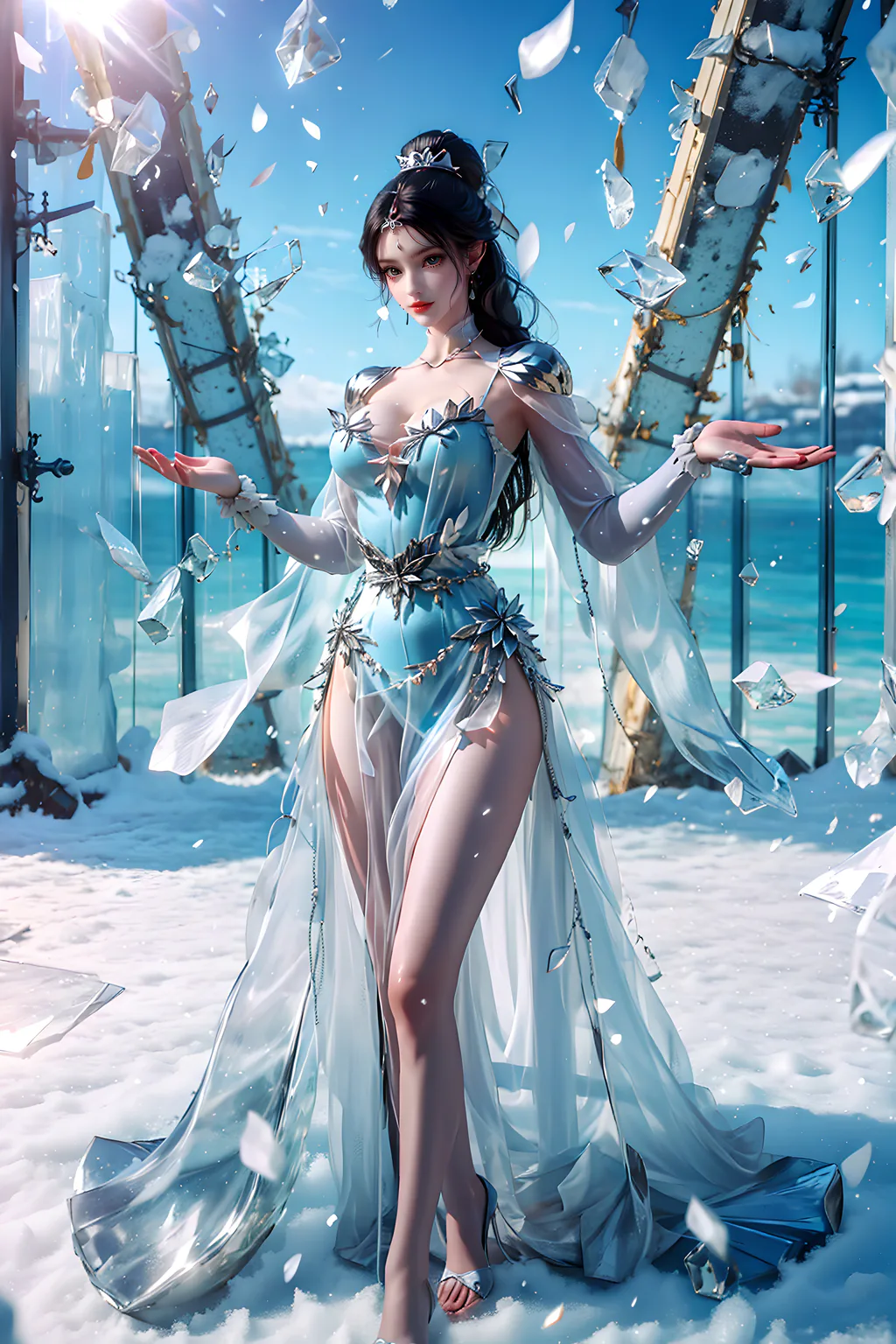 精选AI绘画 963 天龙-王语嫣[25P]