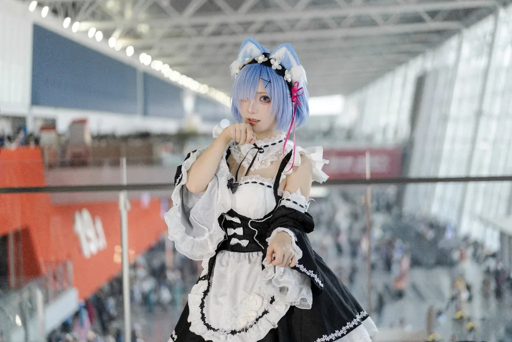 精选花柒Hana – 萤火虫动漫嘉年华 猫猫蕾姆[107P]