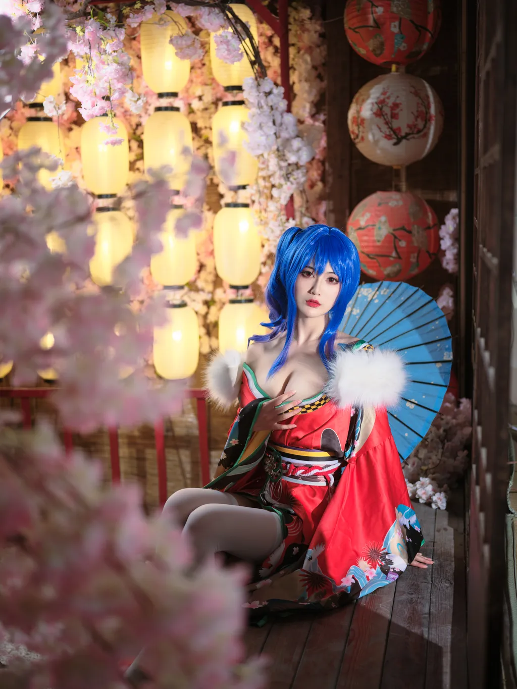 精选一米八的大梨子 – 圣姨和服[18P]